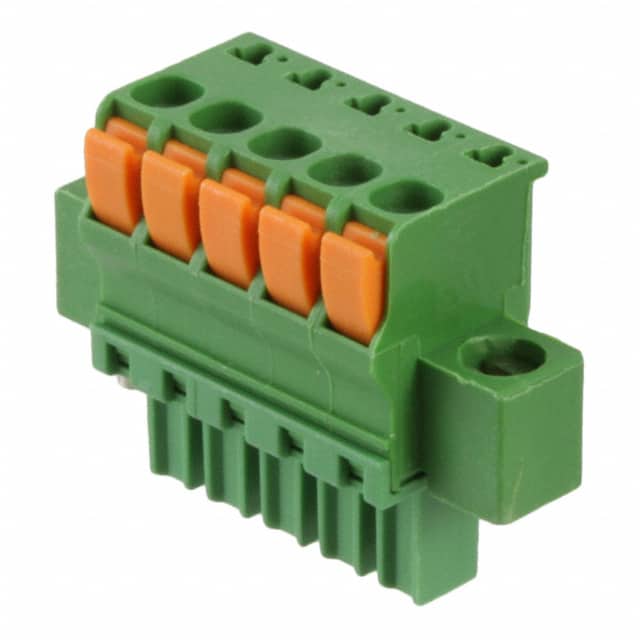 1986726-5 TERM BLOCK PLUG 5POS STR 3.81MM