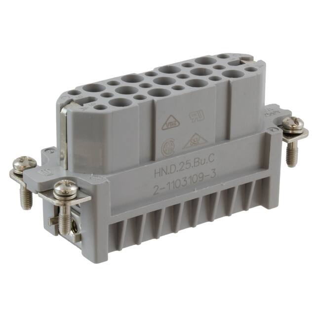 2-1103109-3 INSERT FEMALE 25POS+1GND CRIMP