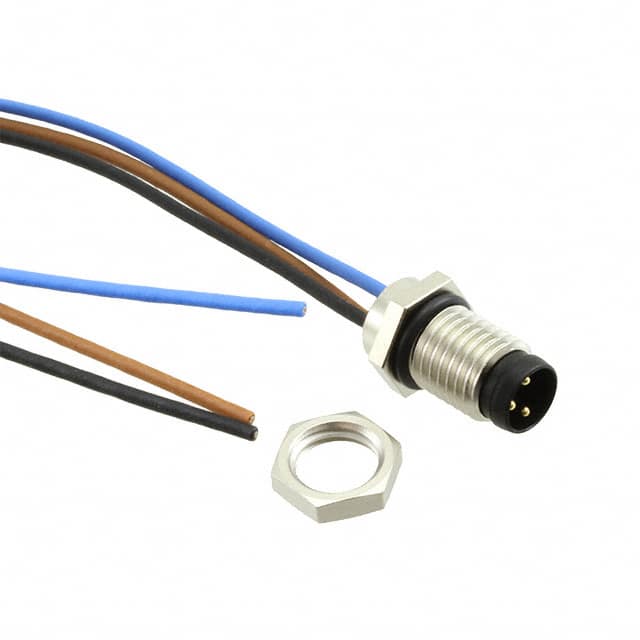 2-2172090-2 CONN PLUG MALE 3P GOLD WIRE LEAD