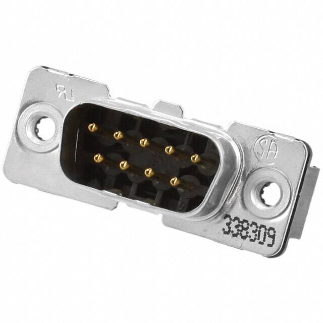 2-338309-2 CONN D-SUB PLUG 9POS VERT SLDR