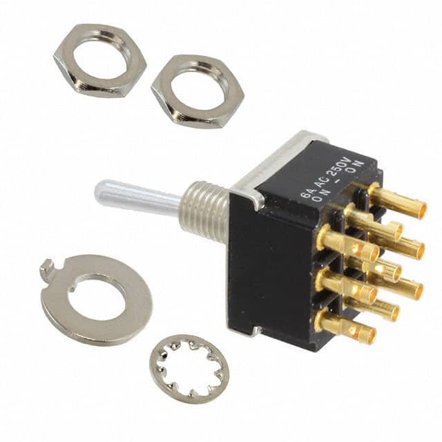 2-6437630-8 SWITCH TOGGLE 3PDT 6A 250V