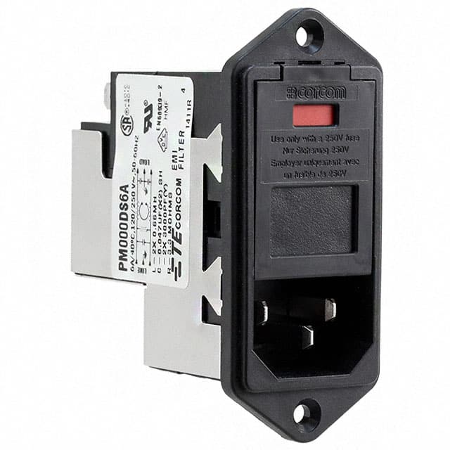 2-6609942-9 PWR ENT MOD RCPT IEC320-C14 PNL