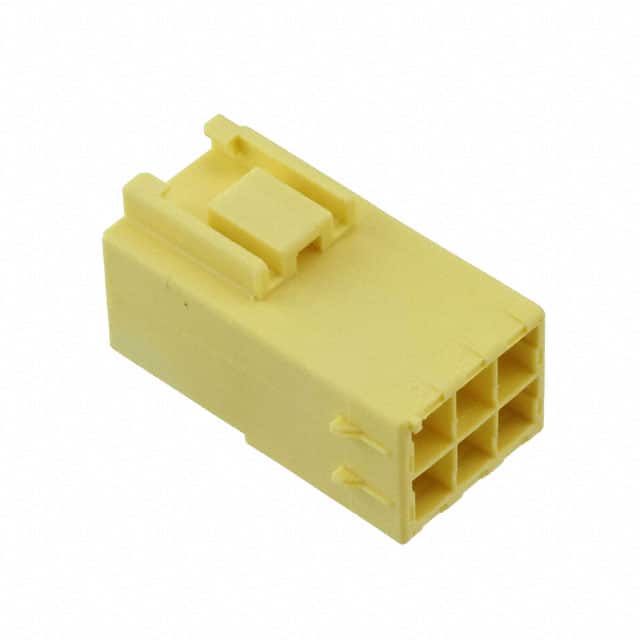2005253-4 CONN RCPT HSG 6POS 3.96MM