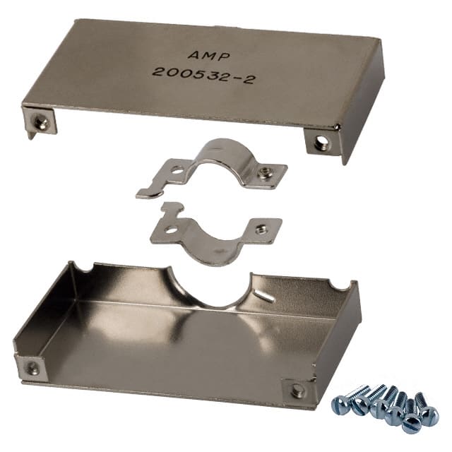 200532-2 CONN SHIELD 50POS 180 SHRT STEEL