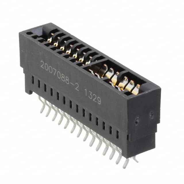 2007088-2 CONN EDGE DUAL FML 20POS 0.100