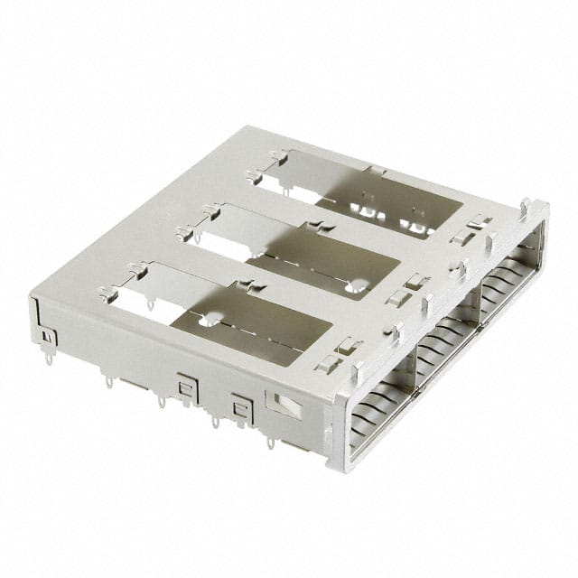 2007473-1 CONN QSFP+ CAGE 1X3 PRESSFIT R/A