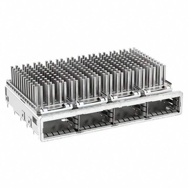 2007625-3 CONN QSFP+ CAGE 1X4 W/HSINK R/A