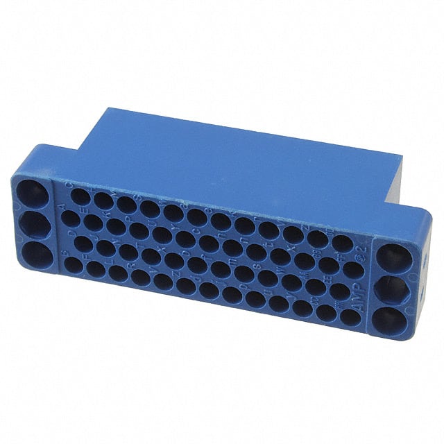 201358-3 CONN 50POS BLUE PNL MNT