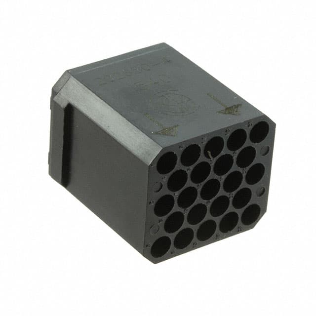 202650-4 CONN PLUG HSG 23POS BLK IN-LINE