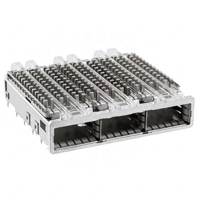 2057042-7 CONN QSFP+ CAGE 1X3 W/HSINK R/A