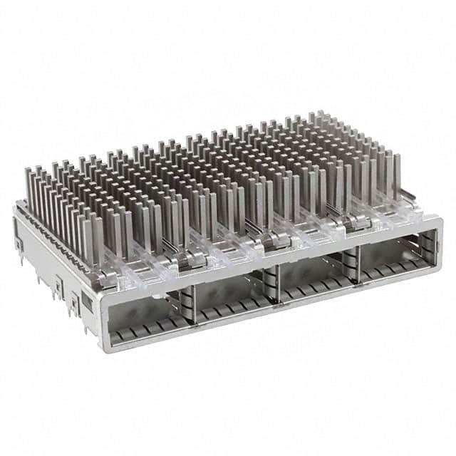 2057183-3 CONN QSFP+ CAGE 1X4 W/HSINK R/A