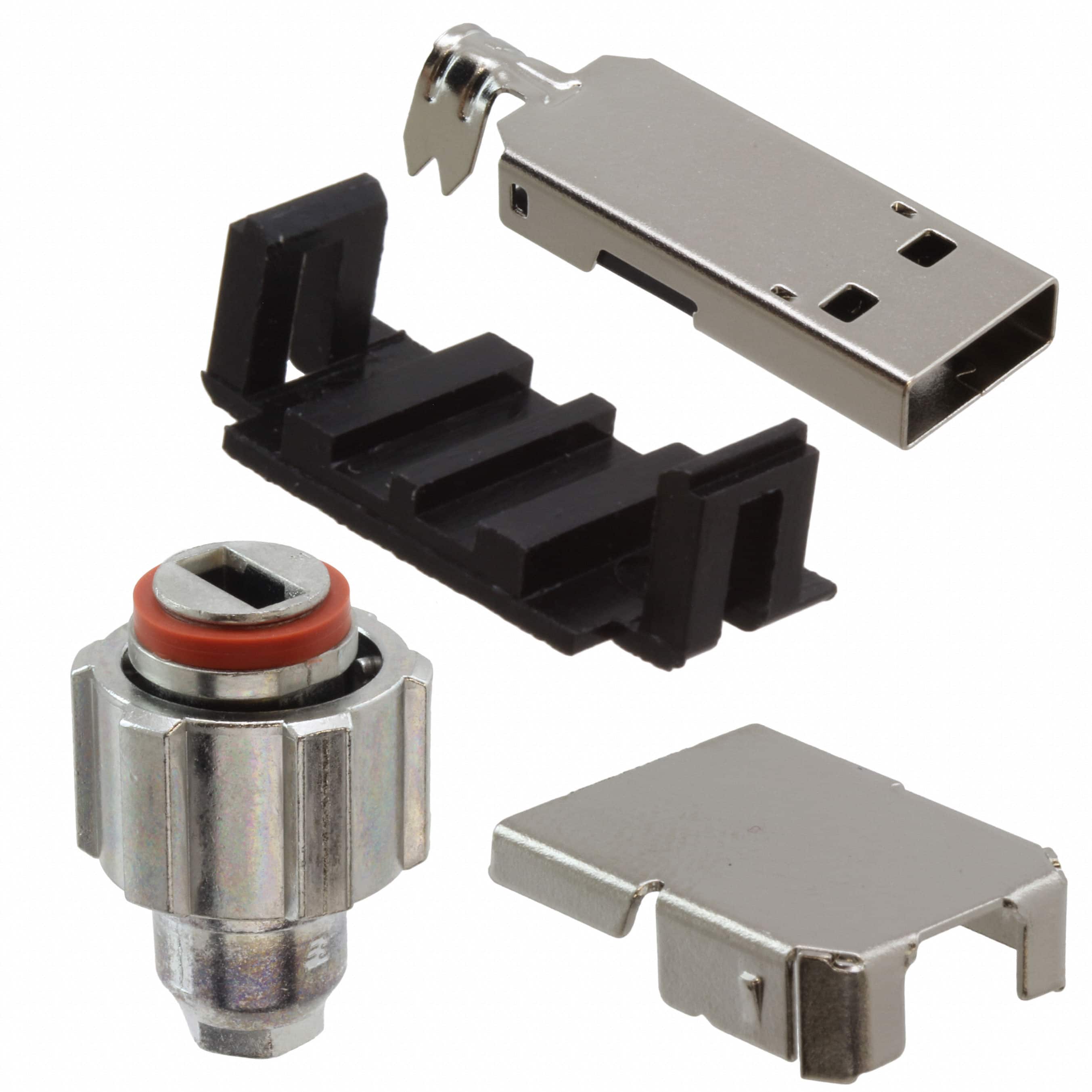 2058362-1 CONN PLUG USB2.0 TYPEA 4POS SLD