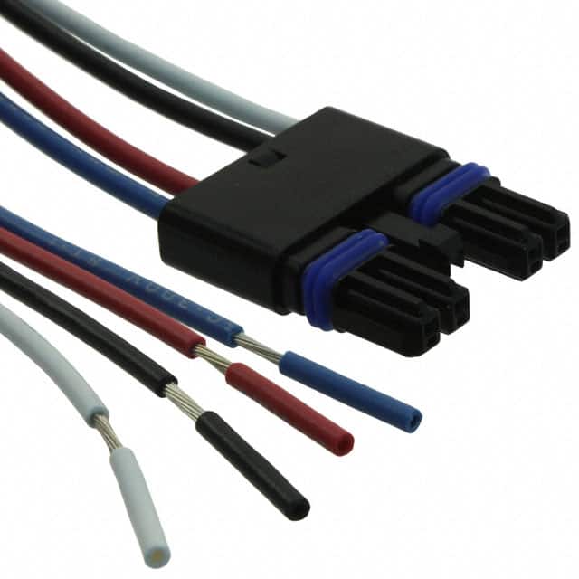 2106378-4 CONN PLUG CABLE ASSY 4POS 18AWG
