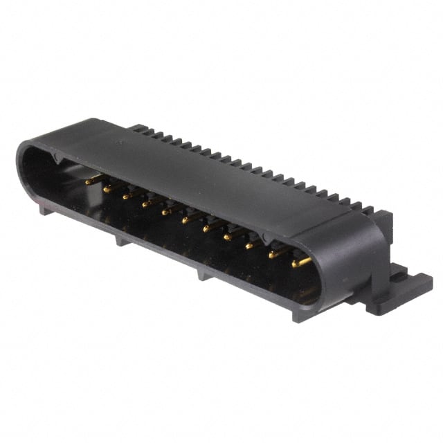 213768-4 CONN HEADER R/A 23POS 6.35MM