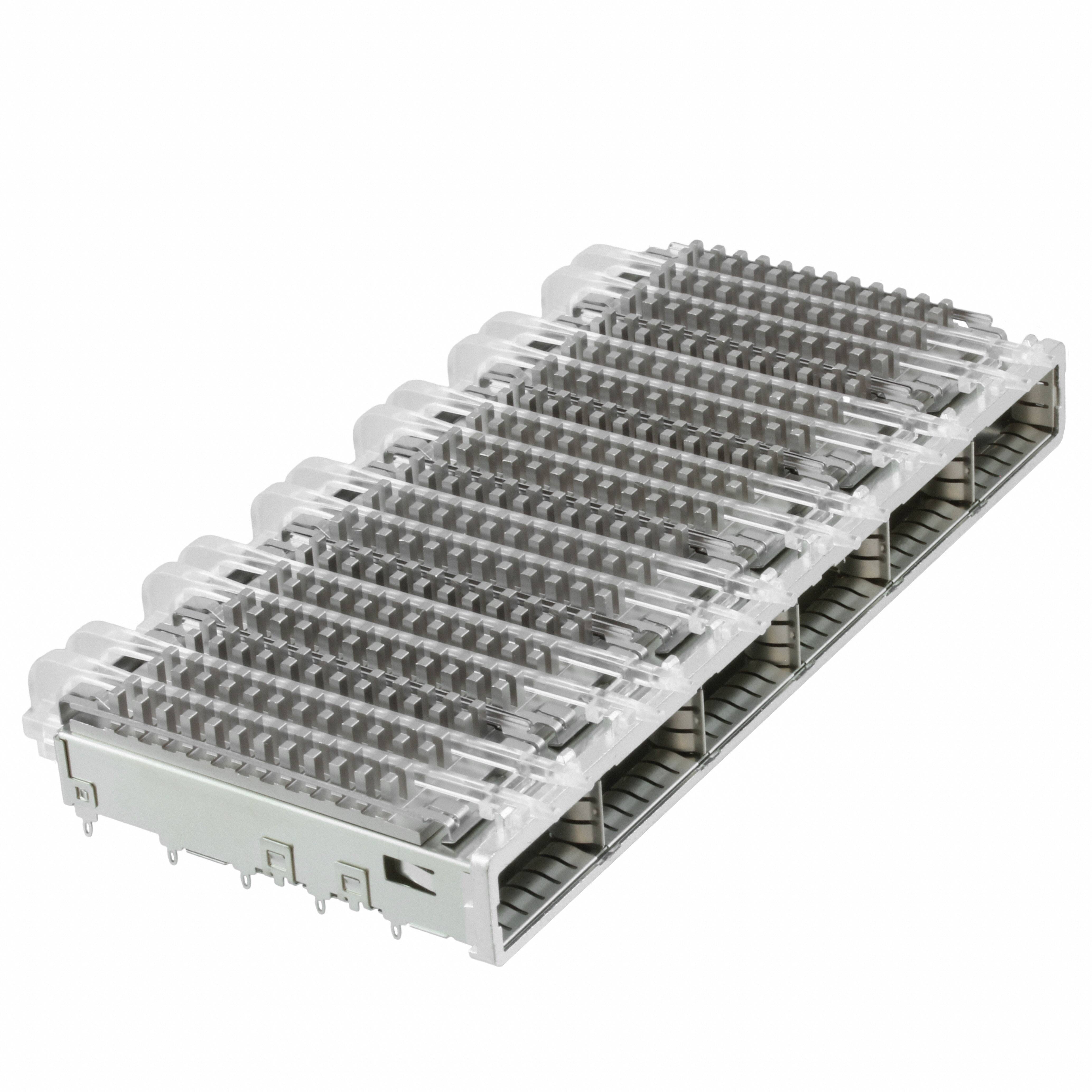 2143307-2 CONN QSFP CAGE 1X6 W/HSINK R/A
