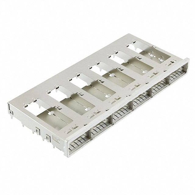 2143329-1 CONN QSFP+ CAGE 1X6 PRESSFIT R/A