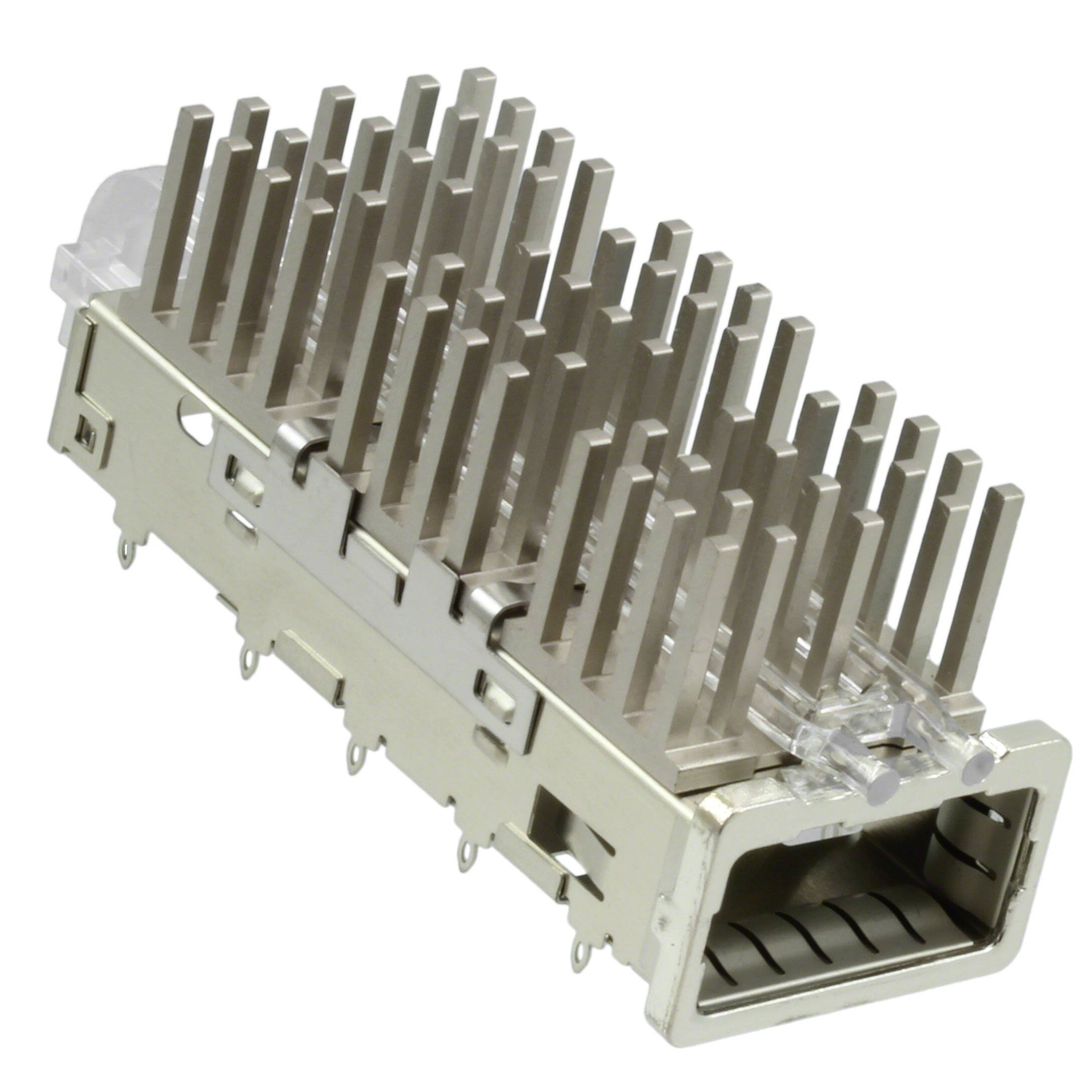 2170112-3 CONN QSFP+ CAGE W/HSINK PRESS RA