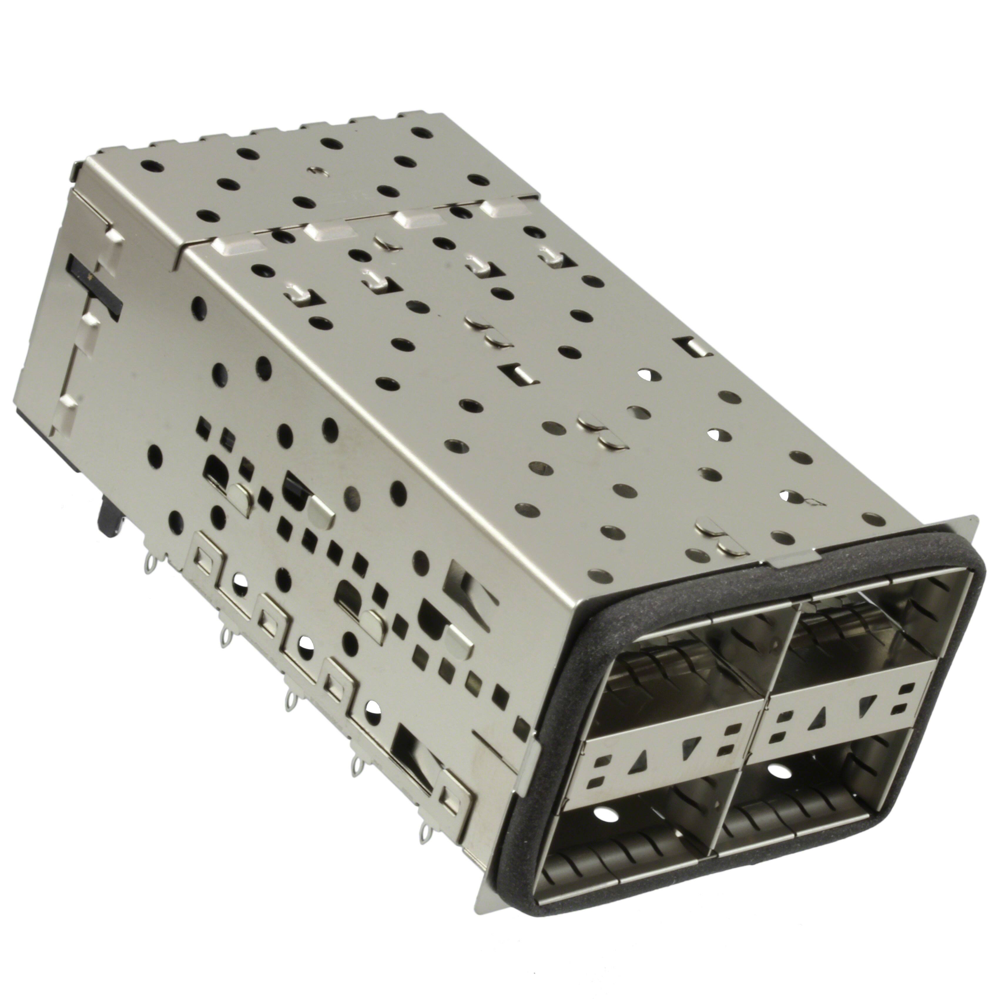 2214574-2 CONN QSFP+ RCPT CAGE 1X4 152P RA