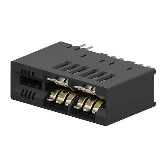 2214934-3 CONN EDGE DUAL FMALE 12POS GOLD