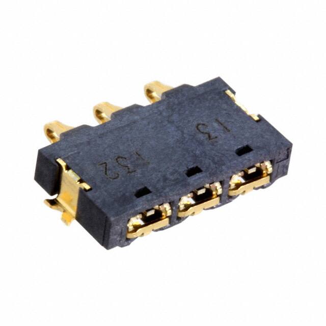 2229056-1 CONN SPRING BATTERY 3POS R/A SMD