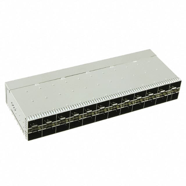 2301210-2 CONN ZSFP+ RCP CAGE 2X12 480P RA
