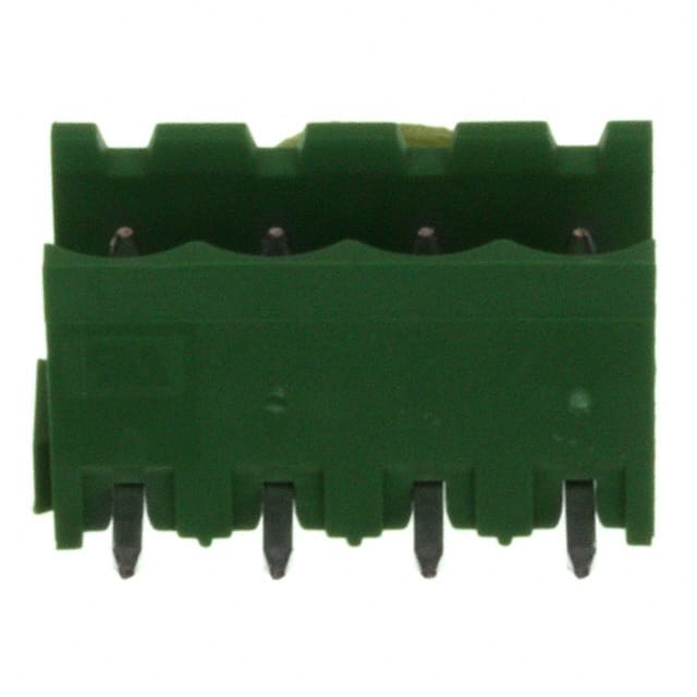 282811-4 TERM BLOCK HDR 4POS 90DEG 5MM