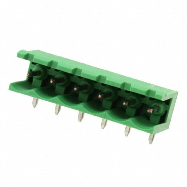 282812-6 TERM BLOCK HDR 6POS 90DEG 5MM