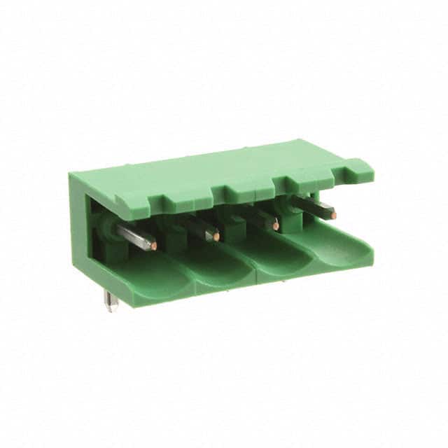 282815-4 TERM BLOCK HDR 4POS 90DEG 5.08MM