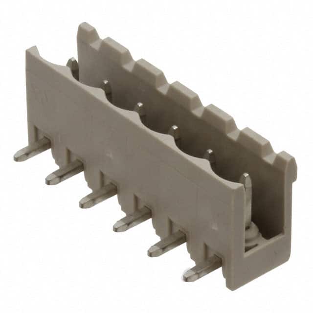 282815-6 TERM BLOCK HDR 6POS 90DEG 5.08MM