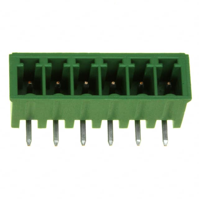 284513-6 TERM BLOCK HDR 6POS 90DEG 3.81MM