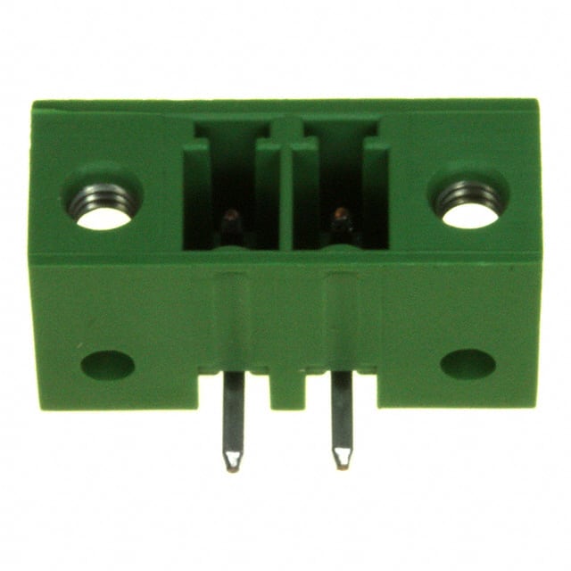 284541-2 TERM BLOCK HDR 2POS 90DEG 3.81MM