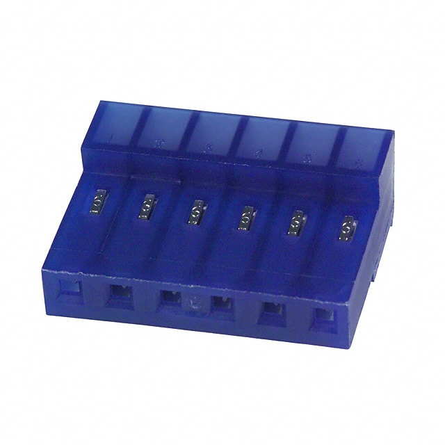 3-640435-6 CONN RCPT 6POS IDC 26AWG TIN