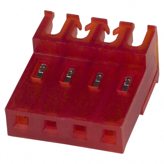 3-640606-4 CONN RCPT 4POS IDC 22AWG TIN