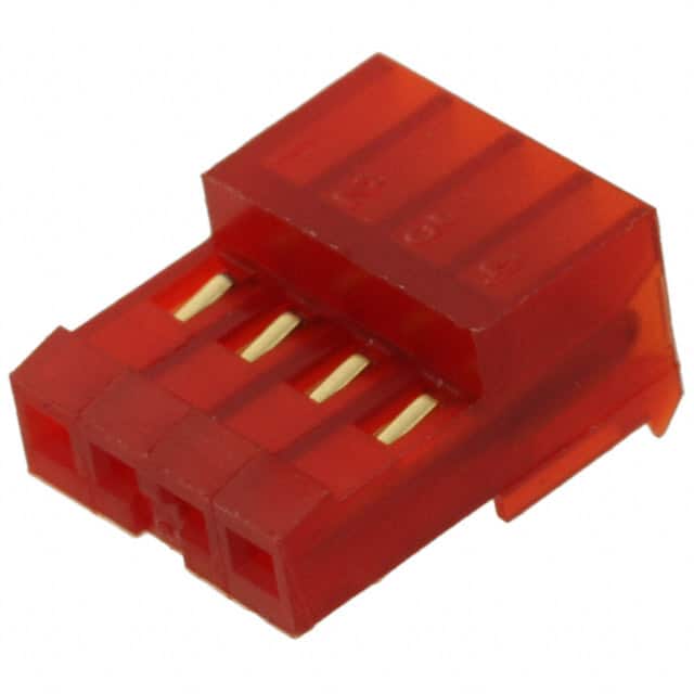 3-641237-4 CONN RCPT 4POS IDC 22AWG GOLD