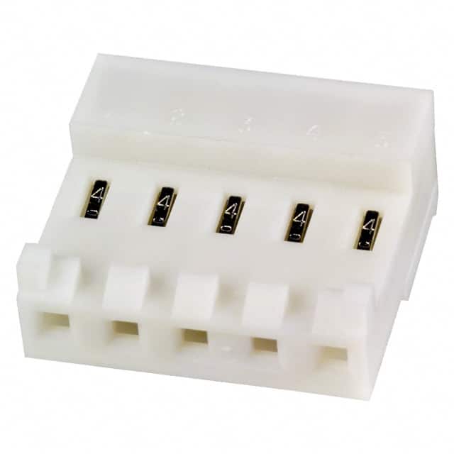 643820-5 CONN RCPT 5P IDC 24AWG TIN-LEAD