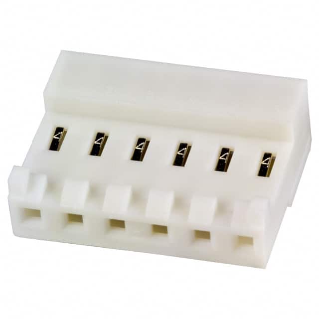 3-643820-6 CONN RCPT 6POS IDC 24AWG TIN