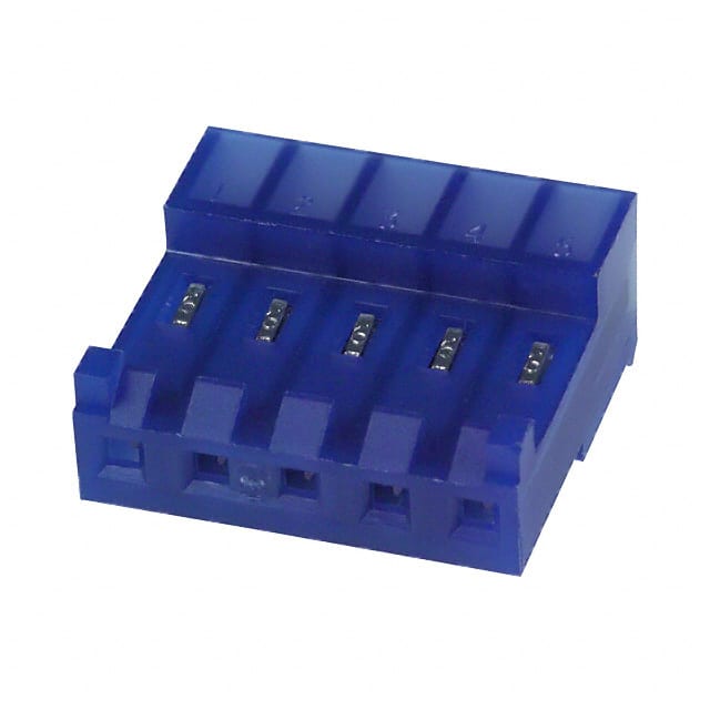 643821-5 CONN RCPT 5P IDC 26AWG TIN-LEAD
