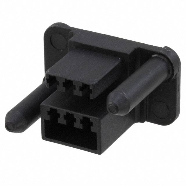 343887-1 CONN DRAWER 6POS BLACK PNL MNT