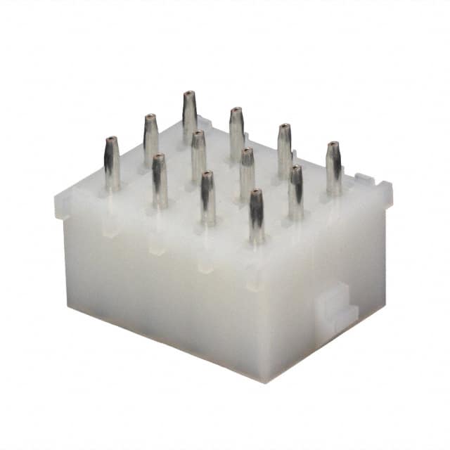 350991-4 CONN HDR 12POS 0.25 TIN PCB