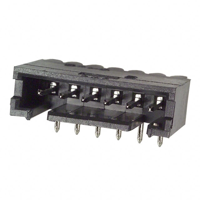102523-4 CONN HEADER R/A 6POS 2.54MM