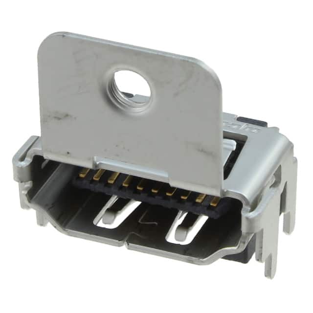 5-1903015-3 CONN RCPT HDMI 19POS PNL MNT R/A
