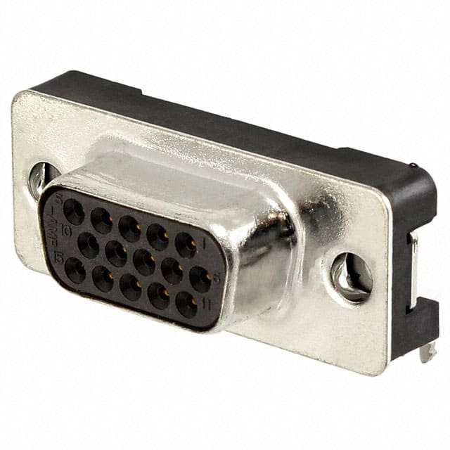 5177802-9 CONN D-SUB HD RCPT 15P R/A SLDR