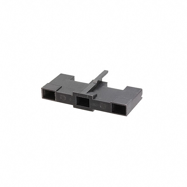 521067-1 CONN RCPT HSG 0.25 3POS BLACK
