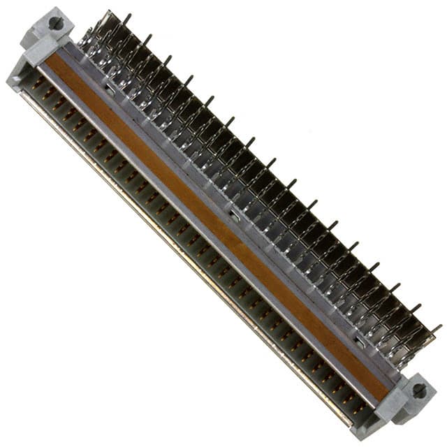 536146-5 CONN DIN PLUG 96POS PCB RA GOLD