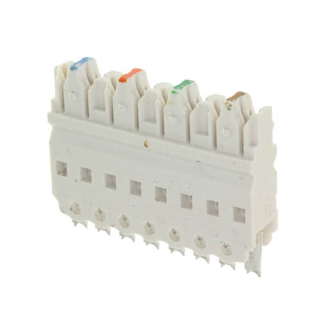 558401-1 CONN BLOCK 4 PAIR 110 IVORY