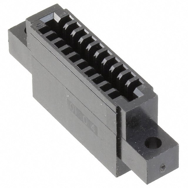 583861-7 CONN CARDEDGE HSG 20POS .100 BLK