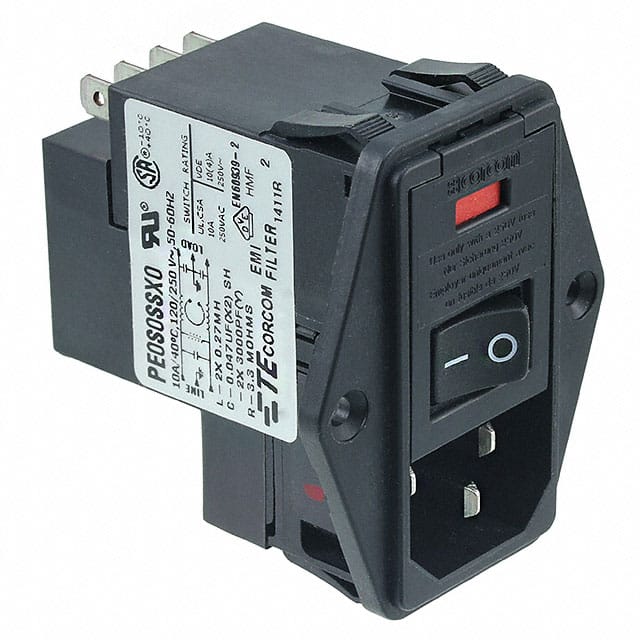 6-6609929-9 PWR ENT MOD RCPT IEC320-C14 PNL