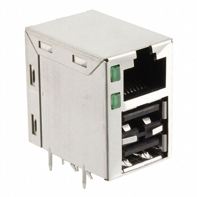 6116151-4 CONN MOD JACK 8P8C R/A SHIELDED