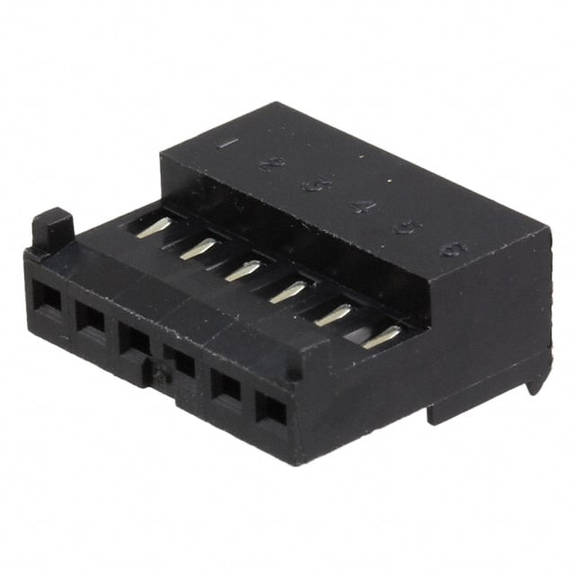 644083-6 CONN RCPT 6P IDC 22AWG TIN-LEAD