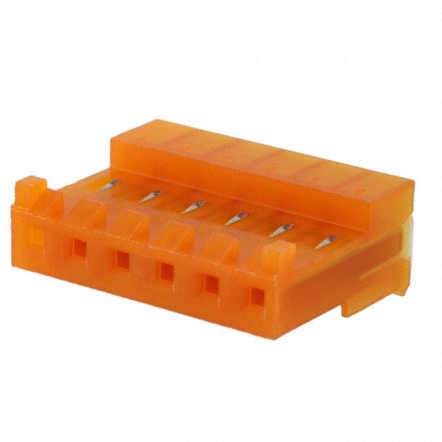 644284-6 CONN RCPT 6POS IDC 18AWG GOLD